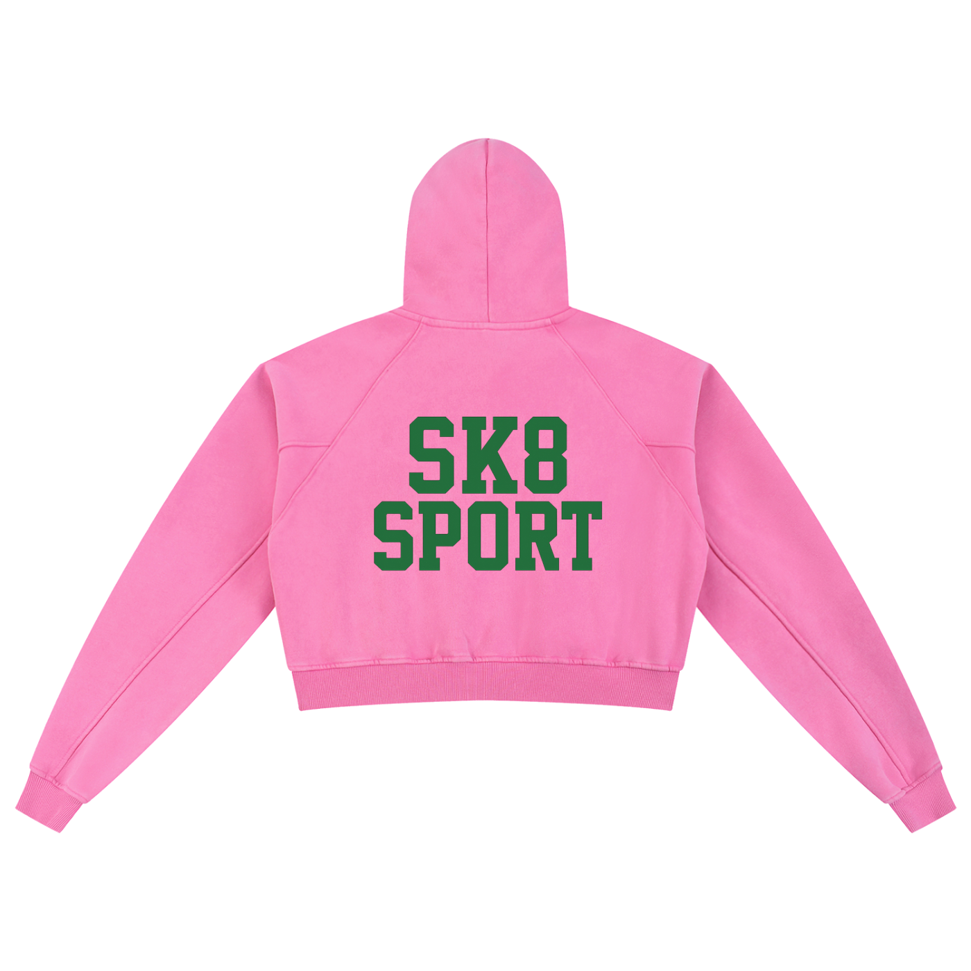 ZOE WASHINGTON Cropped Hoodie