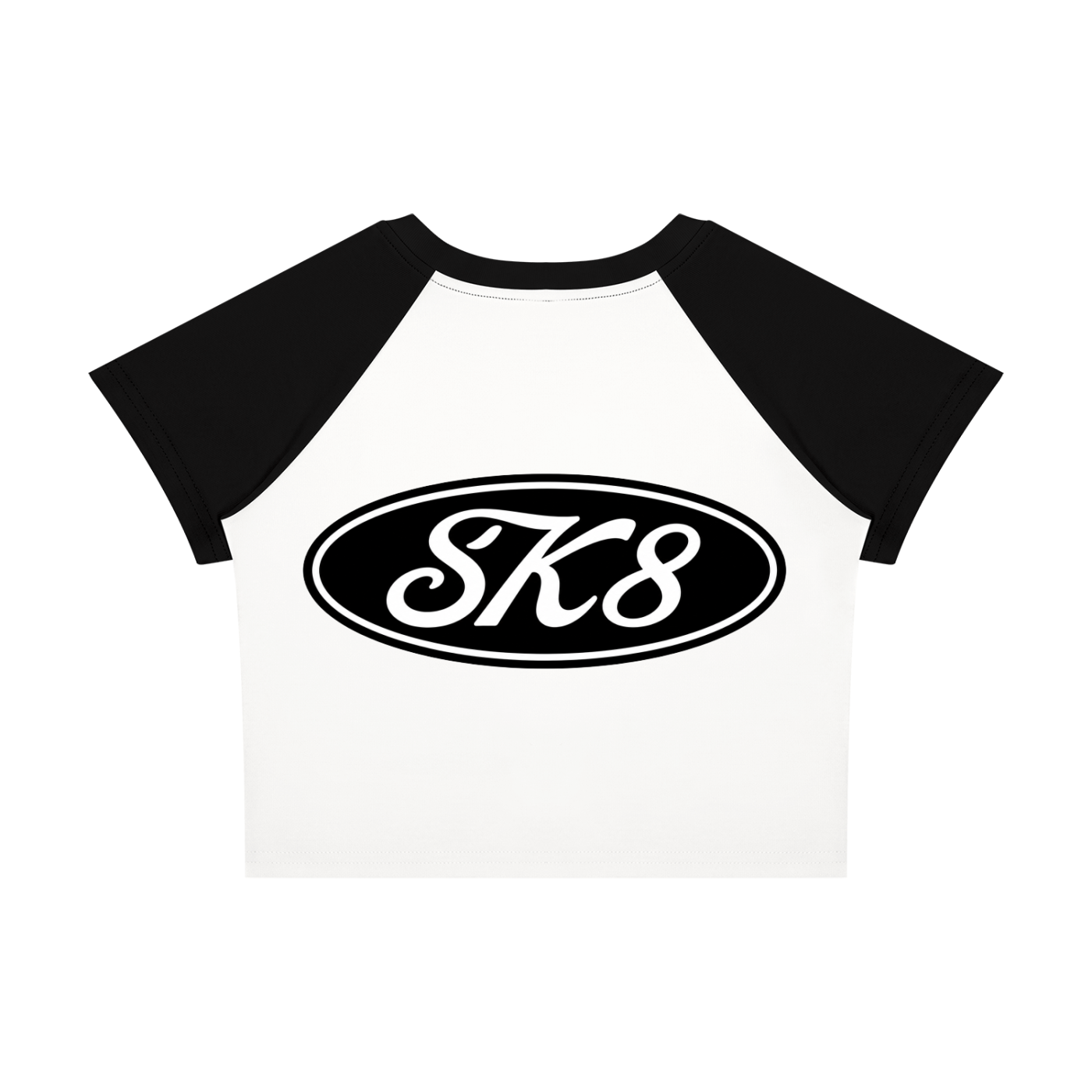 SK8 SPORT Womens Raglan Color Block T-Shirt
