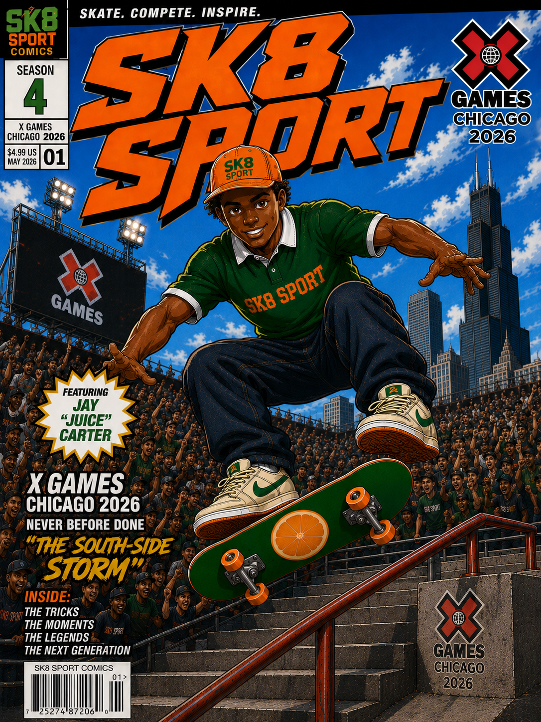 SK8 SPORT Comic Series Season 4: X Games