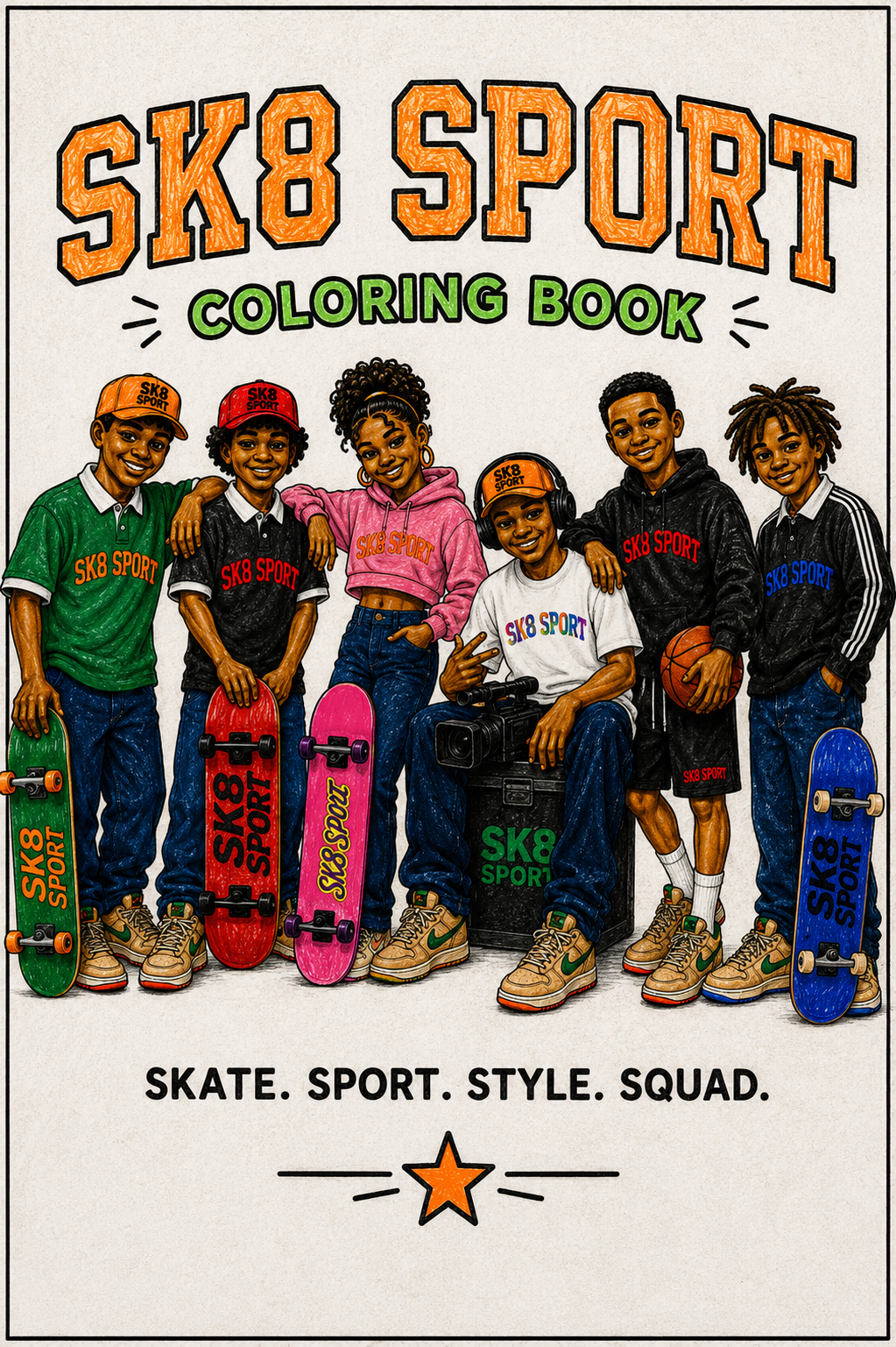 SK8 SPORT "Coloring Book"