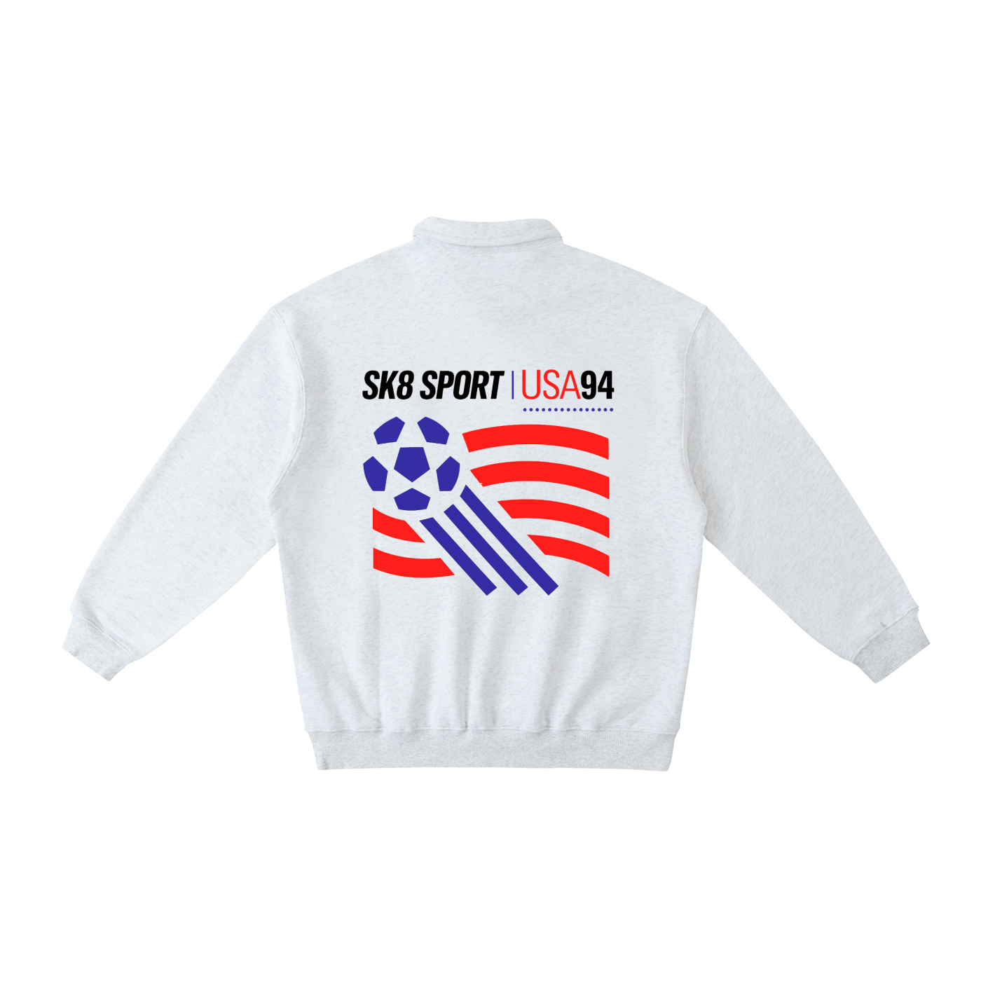 SK8 SPORT 1994' World Cup Polo-Collar Sweatshirt