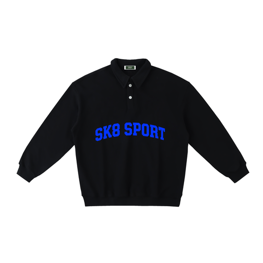 SK8 SPORT Polo-Collar Sweatshirt