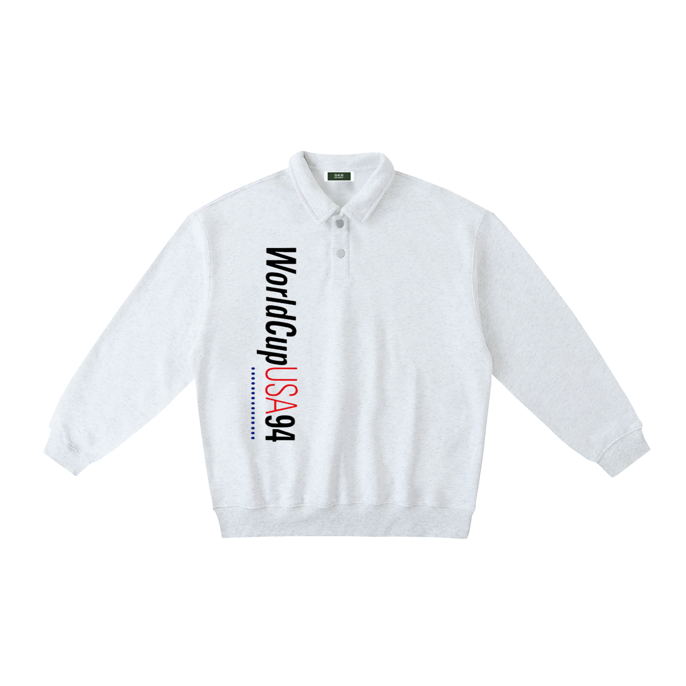 SK8 SPORT 1994' World Cup Polo-Collar Sweatshirt