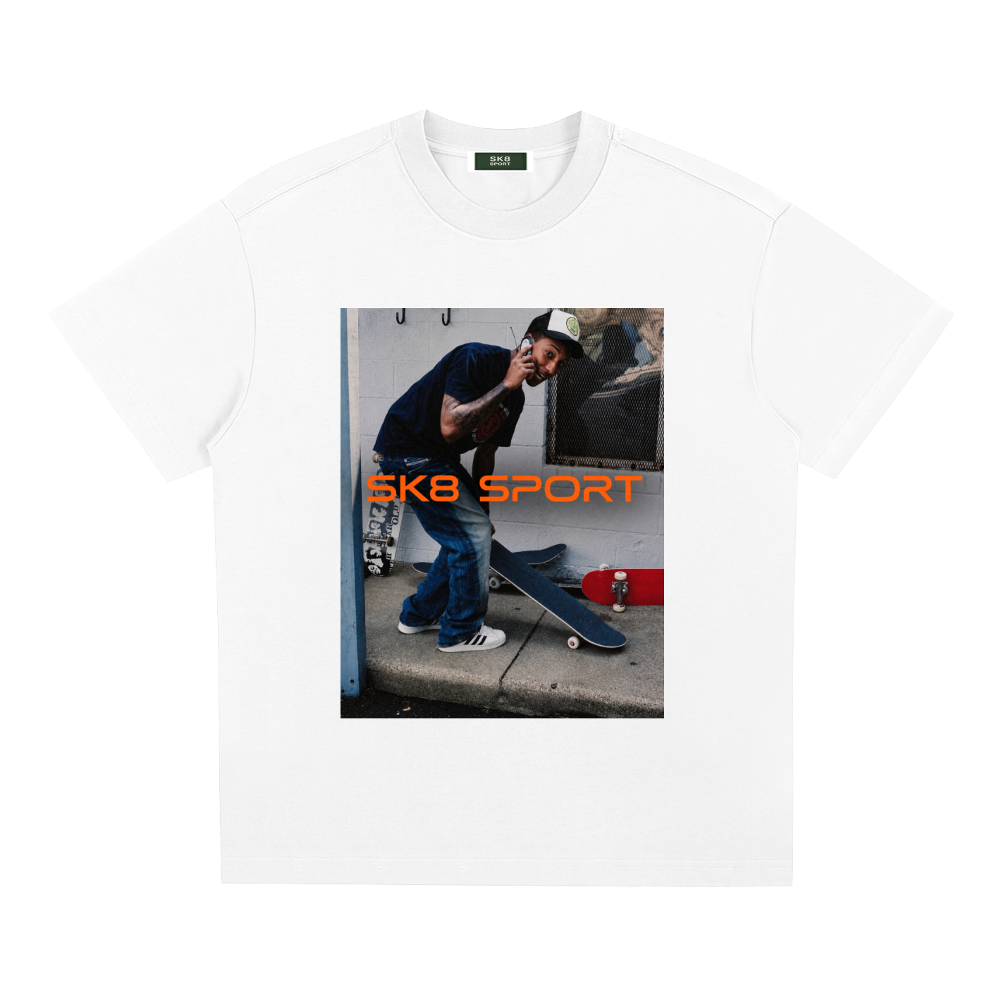 SK8 SPORT "Call Me When You Land It" Tee