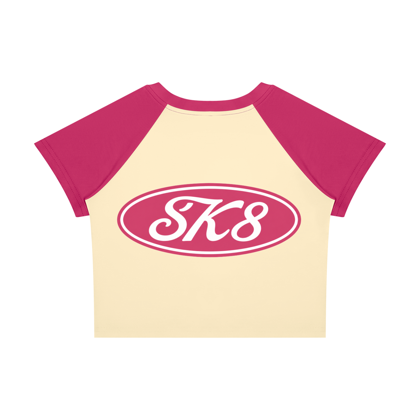 SK8 SPORT Womens Raglan Color Block T-Shirt