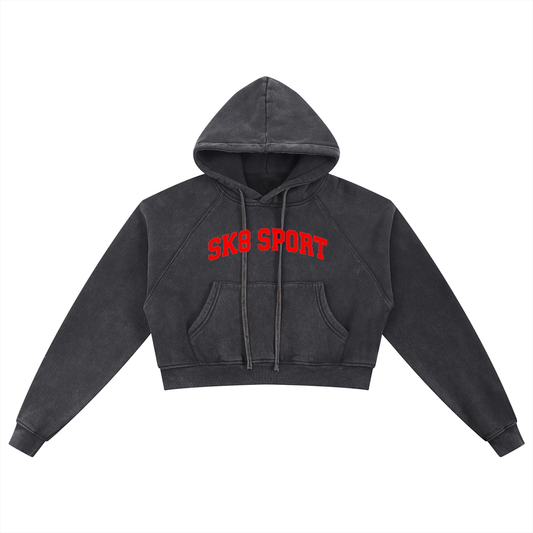 SK8 SPORT Women's Cropped Hoodie