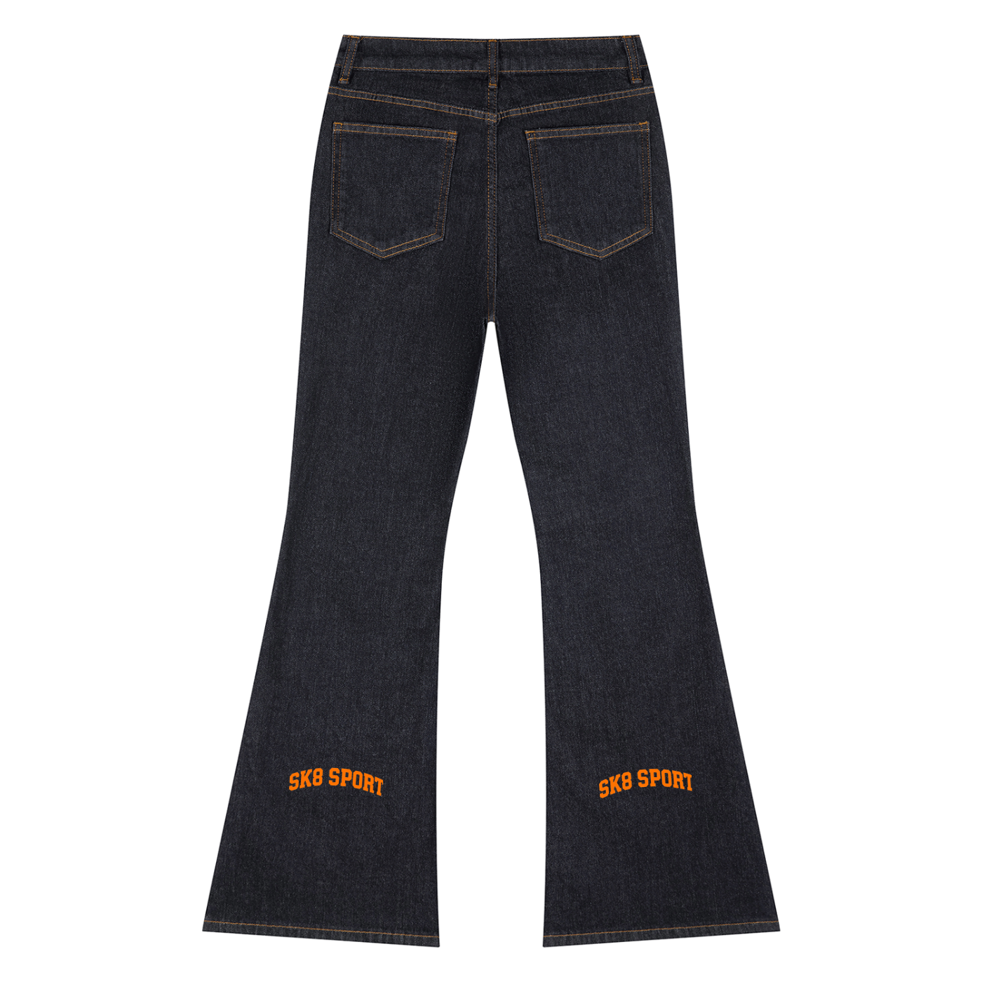 SK8 SPORT Women's High-Rise Flared Jeans
