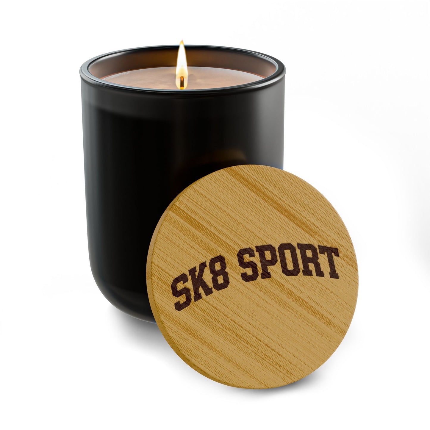 'SK8 SPORT' 14oz Scented Soy Candle x Bamboo Lid