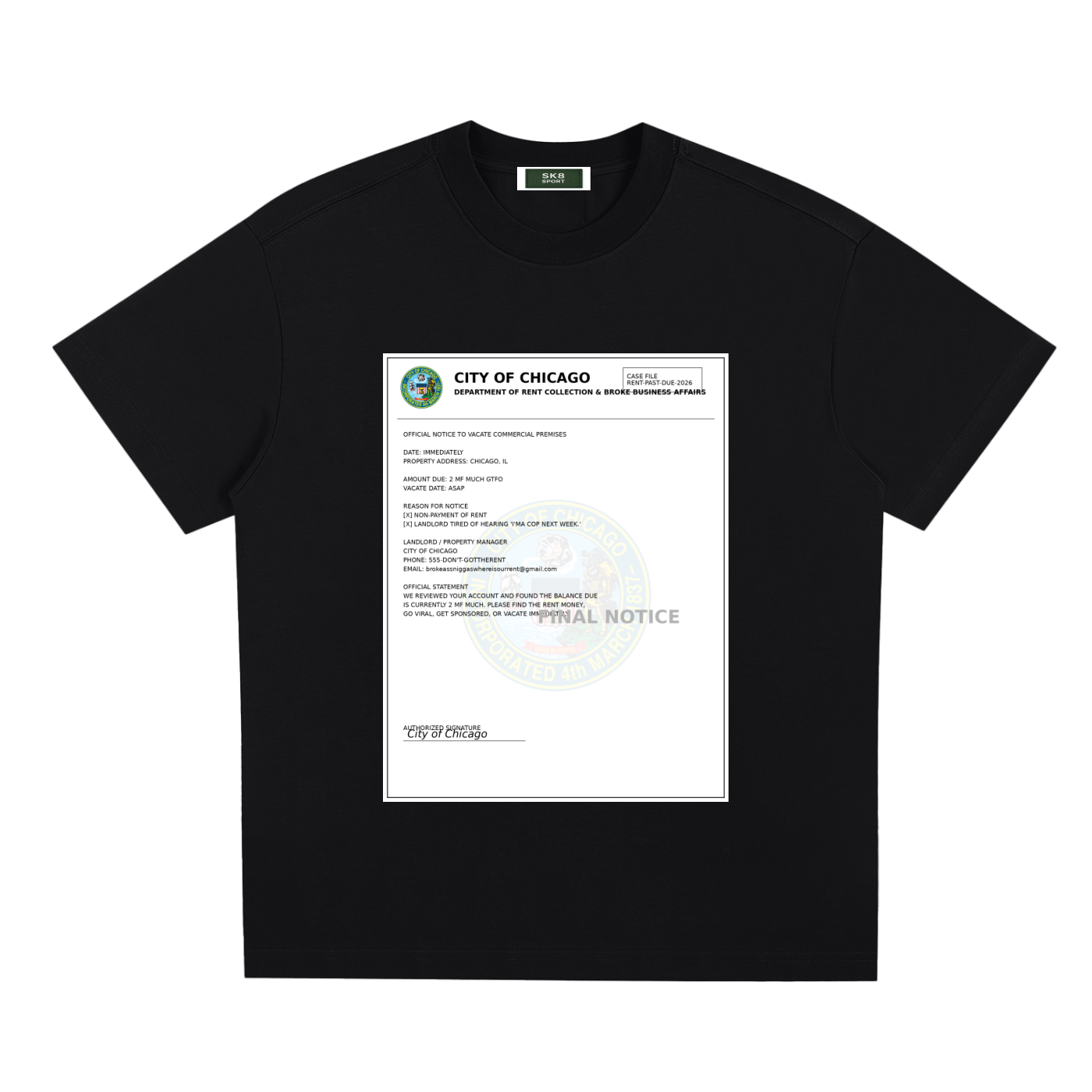 "Craig and Dae Dae Rent Party" Tee