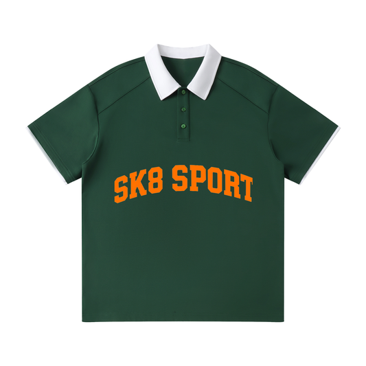 SK8 SPORT Raglan Polo Shirt
