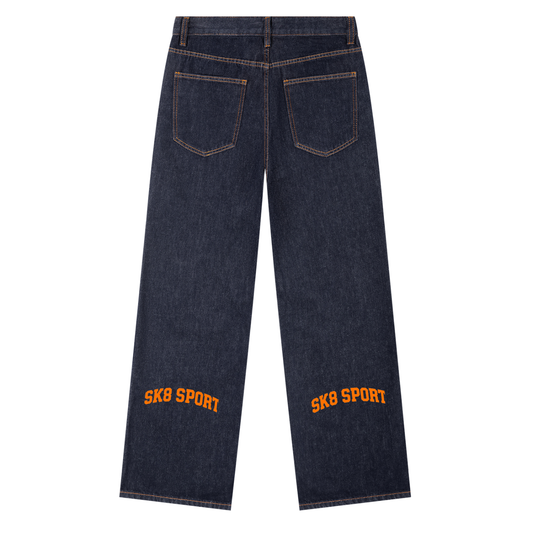 SK8 SPORT Straight Leg Denim Jeans