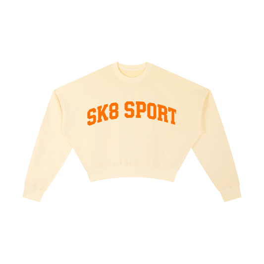 SK8 SPORT Women's Vintage Cropped Sweatshirt
