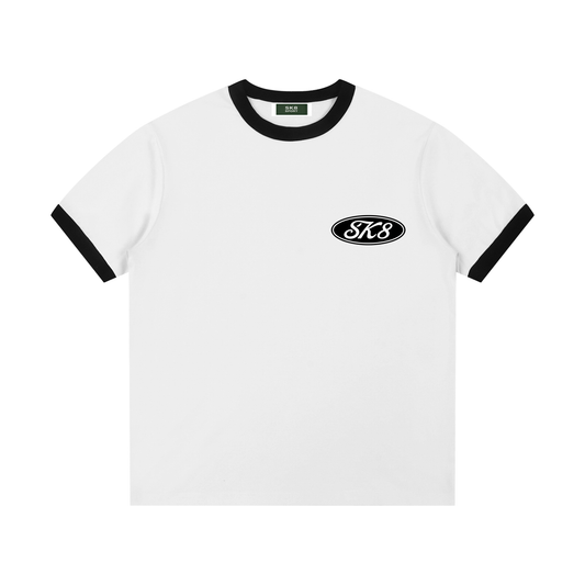 SK8 SPORT Ribbed Crewneck T-Shirt
