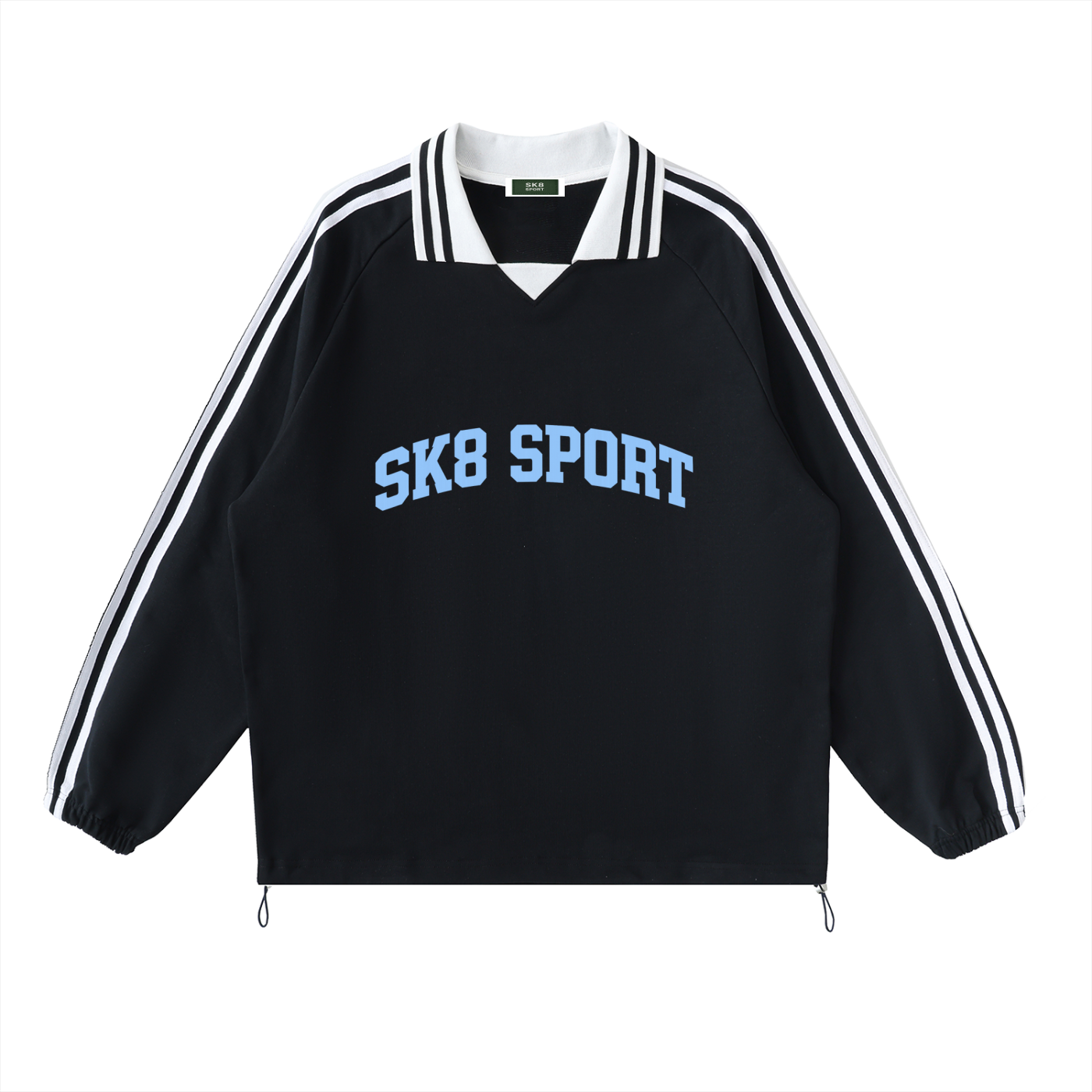 SK8 SPORT Lapel Collar Sweatshirt