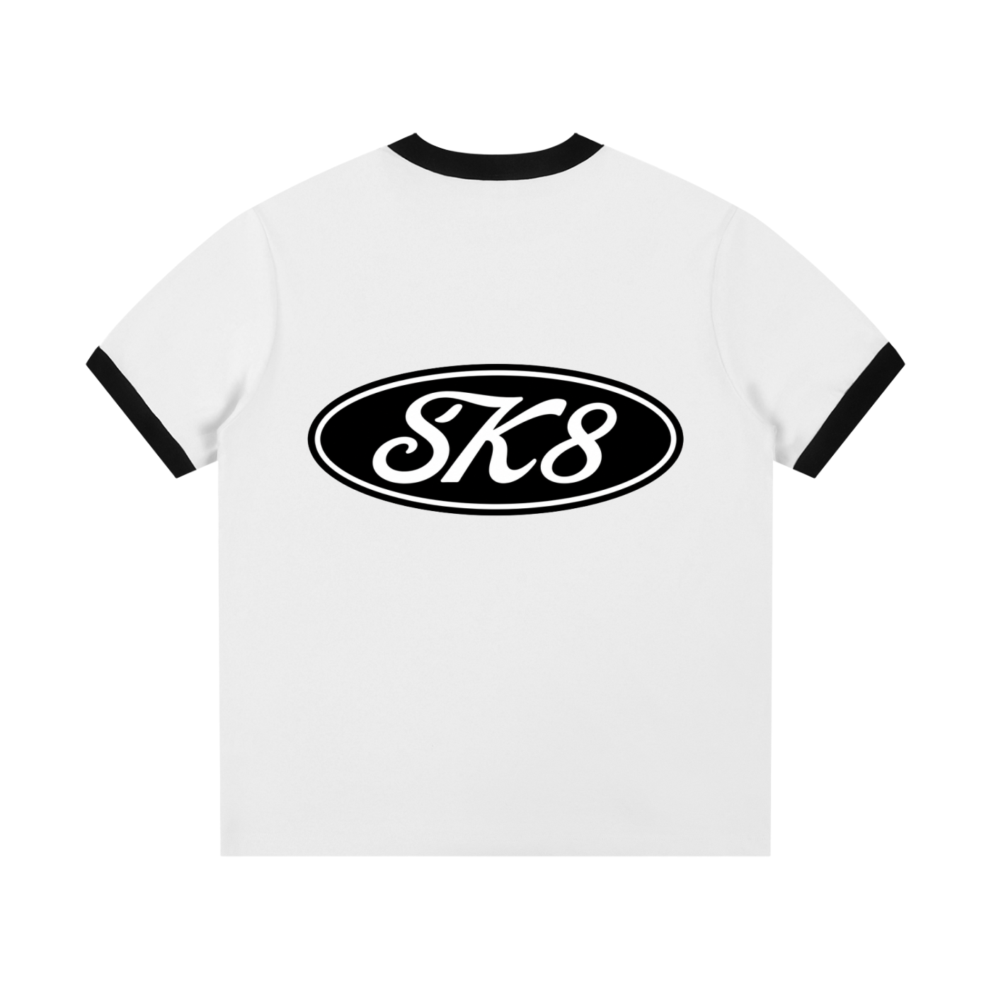 SK8 SPORT Ribbed Crewneck T-Shirt