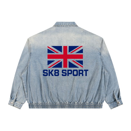 " Ken-Lauren' "Unisex Vintage Wash Denim Jacket