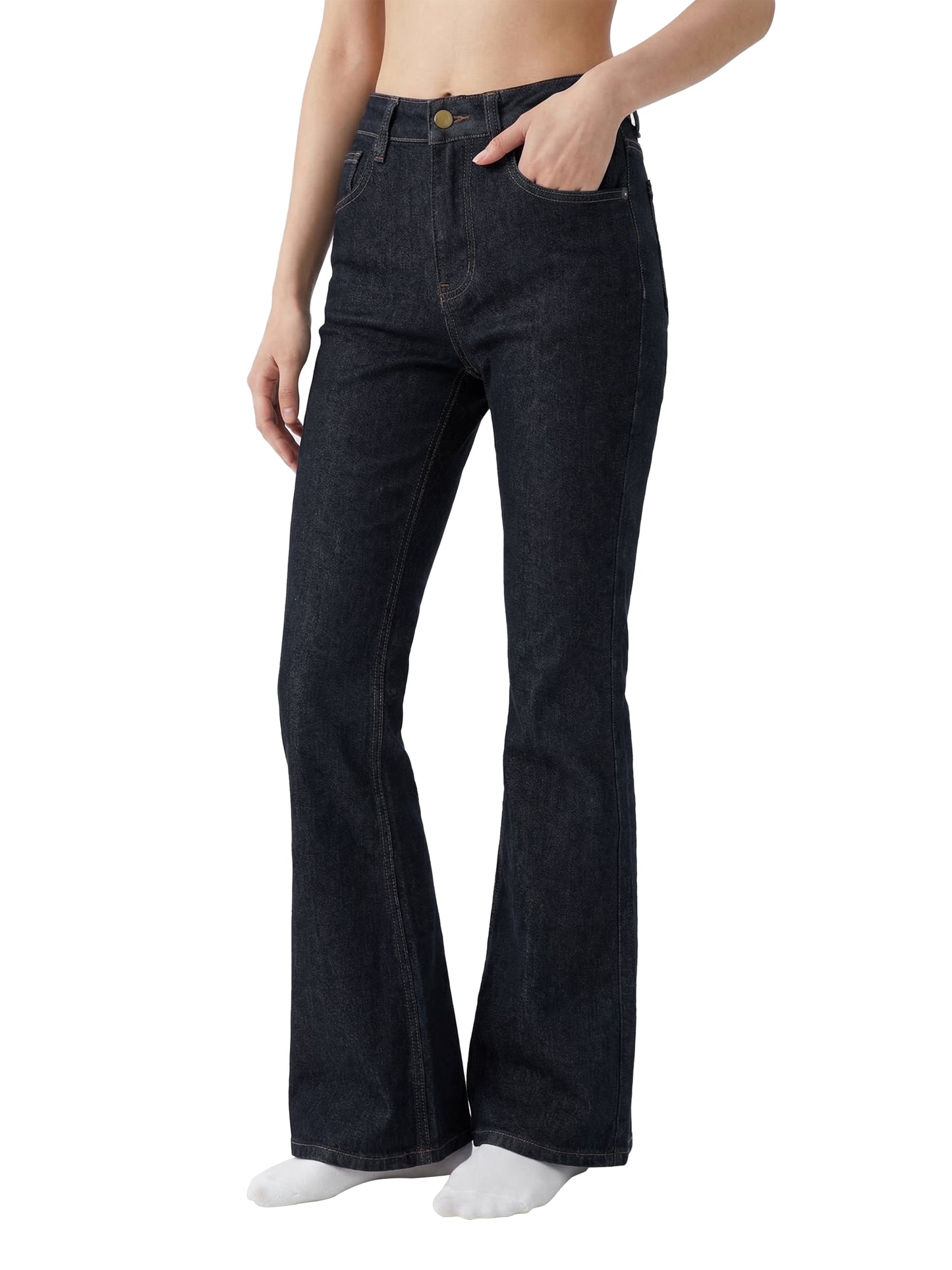 SK8 SPORT Women's High-Rise Flared Jeans