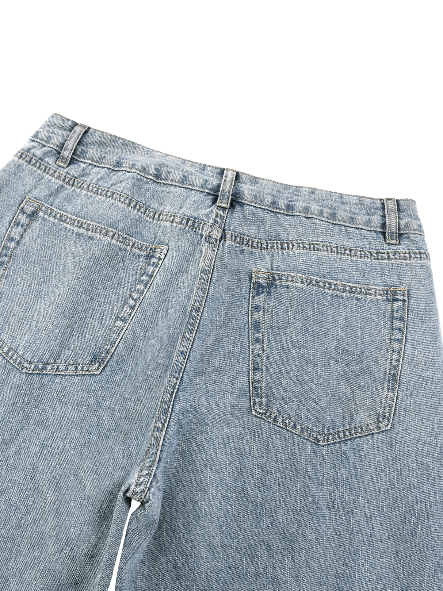 SK8 LAURENT' Unisex Vintage Wash Straight Leg Jeans