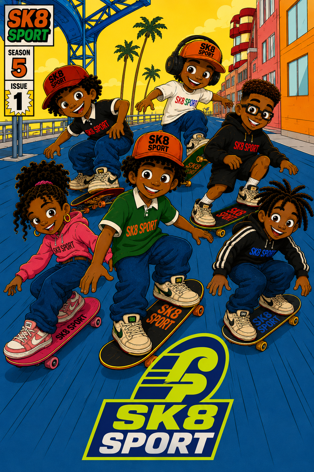 SK8 SPORT Comic Series Season  5: Paid In Full x Multi-verse